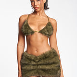DESSERT SAGE FUR SKIRT