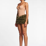 DESSERT SAGE FUR SKIRT