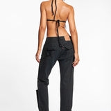 BLACK DENIM BRA