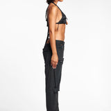 BLACK DENIM BRA