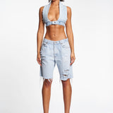 DENIM JORTS