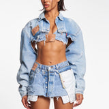 PLAIN DENIM JACKET