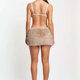 SAND DUSK FUR BRA