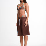 BRONZE SAPPHIRE BIKINI TOP