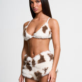 COW FUR SHORTS