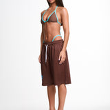 BRONZE SAPPHIRE JERSEY SHORTS